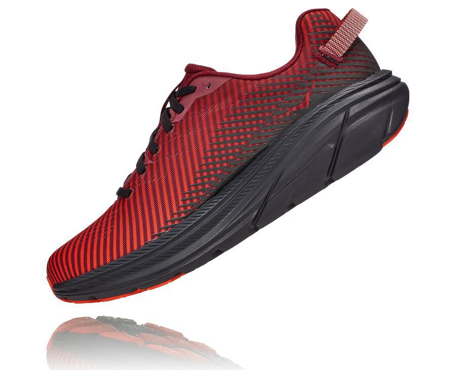 Running Shoes Mens - Hoka One One Rincon 2 - Red - UABVKWQ-37